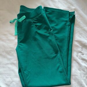 Figs Hunter Green XSP Cargo Scrub Pants